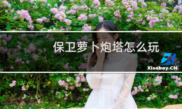 保卫萝卜炮塔怎么玩