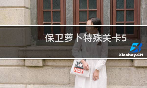 保卫萝卜特殊关卡5