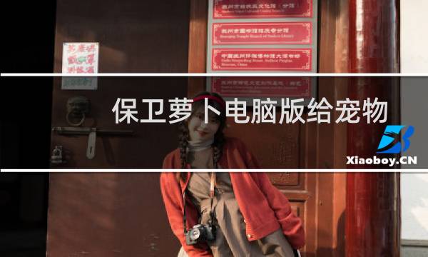 保卫萝卜电脑版给宠物