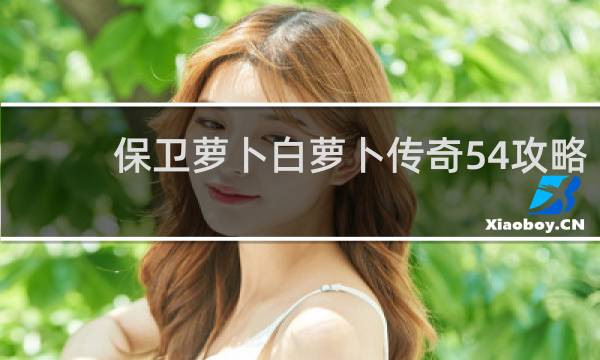 保卫萝卜白萝卜传奇54攻略