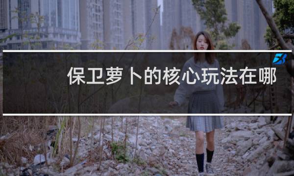 保卫萝卜的核心玩法在哪