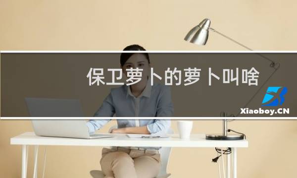 保卫萝卜的萝卜叫啥