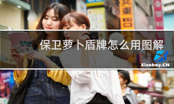 保卫萝卜盾牌怎么用图解