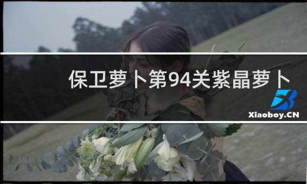 保卫萝卜第94关紫晶萝卜