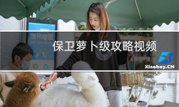 保卫萝卜级攻略视频