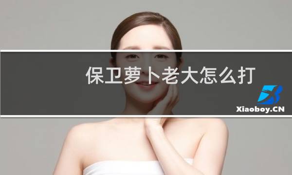保卫萝卜老大怎么打