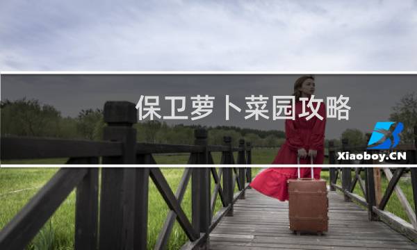 保卫萝卜菜园攻略
