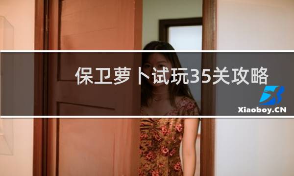 保卫萝卜试玩35关攻略