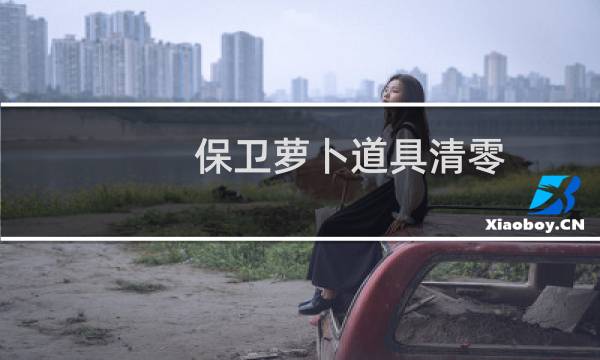 保卫萝卜道具清零