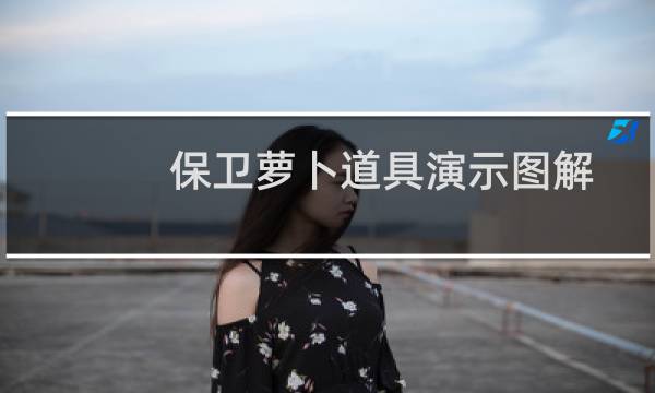 保卫萝卜道具演示图解