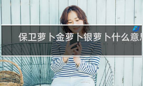 保卫萝卜金萝卜银萝卜什么意思