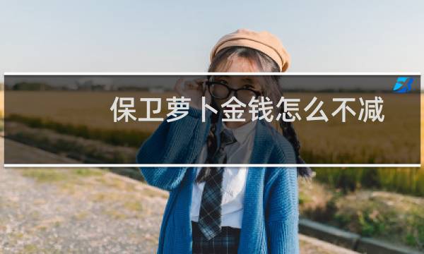 保卫萝卜金钱怎么不减