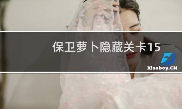 保卫萝卜隐藏关卡15