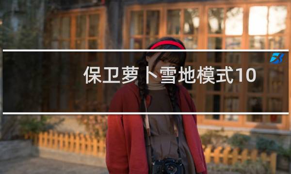 保卫萝卜雪地模式10