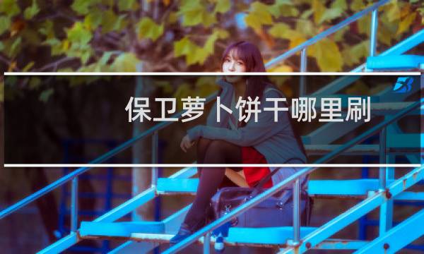 保卫萝卜饼干哪里刷