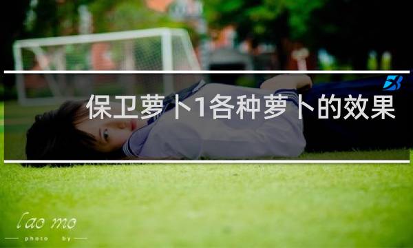 保卫萝卜1各种萝卜的效果