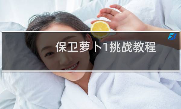 保卫萝卜1挑战教程