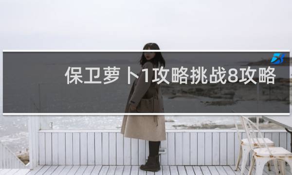 保卫萝卜1攻略挑战8攻略