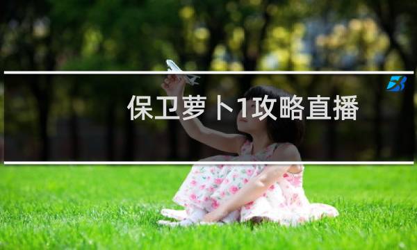 保卫萝卜1攻略直播