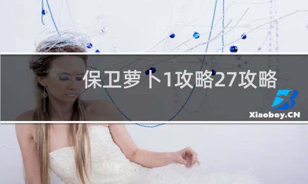 保卫萝卜1攻略27攻略