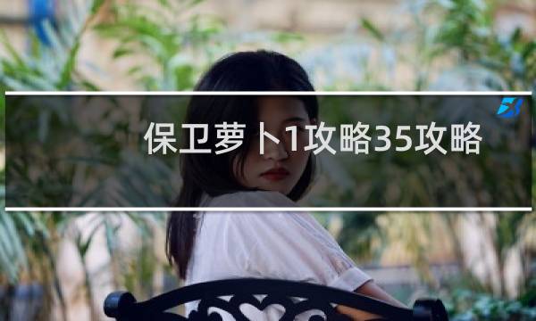 保卫萝卜1攻略35攻略