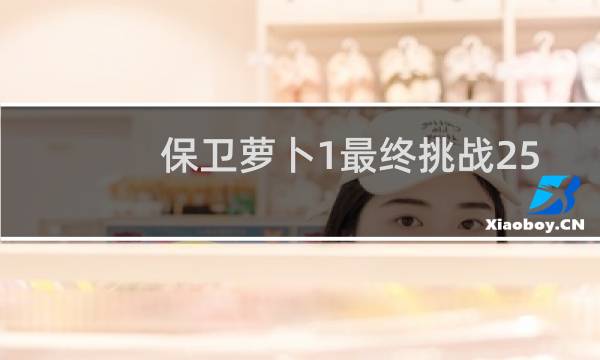 保卫萝卜1最终挑战25