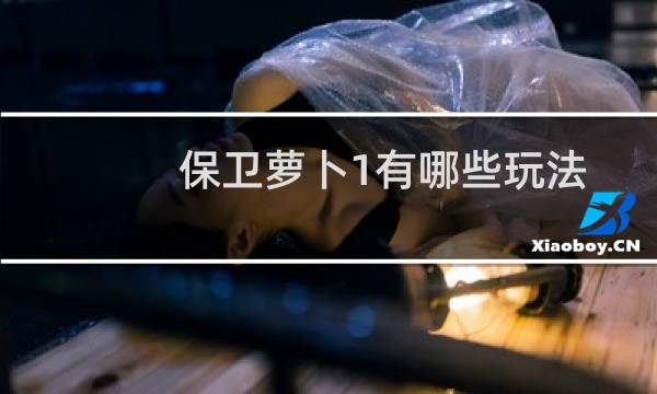 保卫萝卜1有哪些玩法