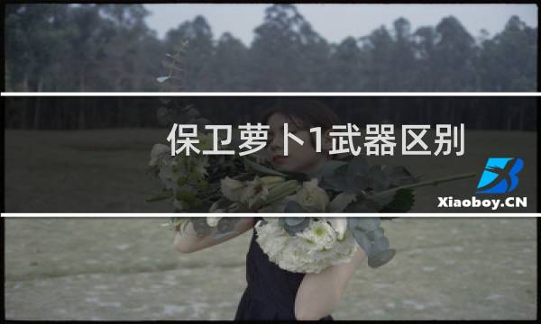 保卫萝卜1武器区别