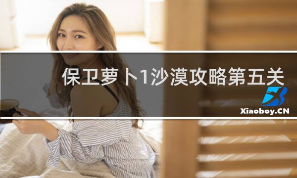 保卫萝卜1沙漠攻略第五关