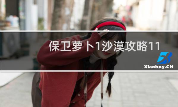 保卫萝卜1沙漠攻略11