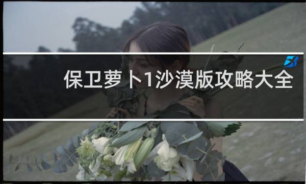 保卫萝卜1沙漠版攻略大全