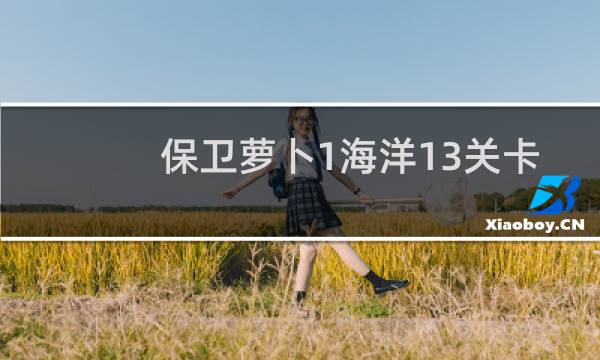 保卫萝卜1海洋13关卡