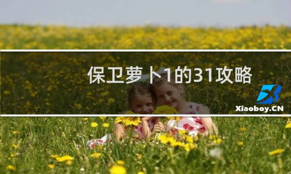 保卫萝卜1的31攻略
