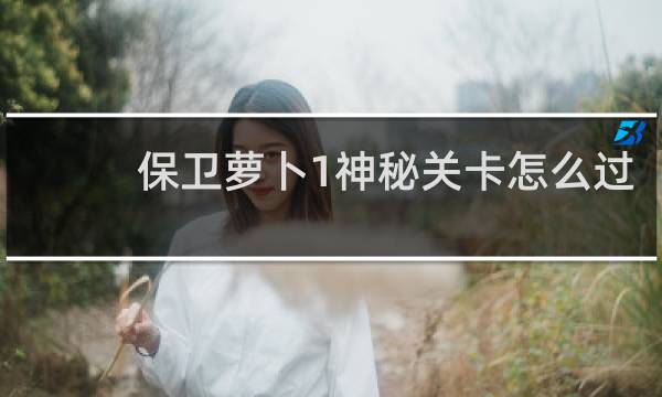 保卫萝卜1神秘关卡怎么过
