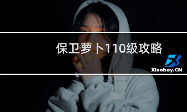 保卫萝卜110级攻略