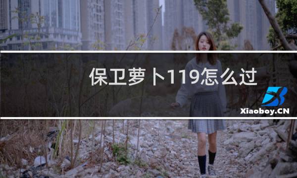 保卫萝卜119怎么过