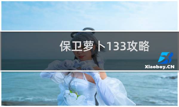 保卫萝卜133攻略