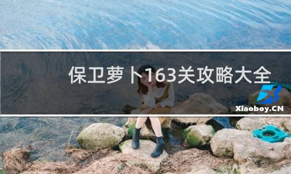 保卫萝卜163关攻略大全