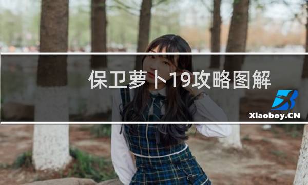 保卫萝卜19攻略图解