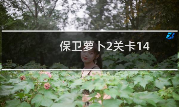 保卫萝卜2关卡14