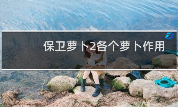 保卫萝卜2各个萝卜作用