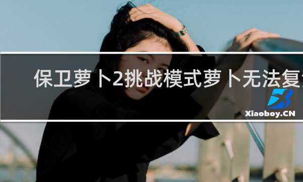 保卫萝卜2挑战模式萝卜无法复活