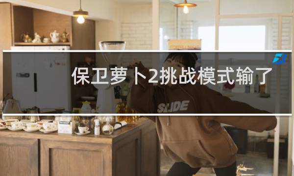 保卫萝卜2挑战模式输了