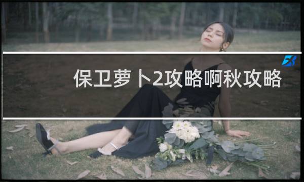 保卫萝卜2攻略啊秋攻略
