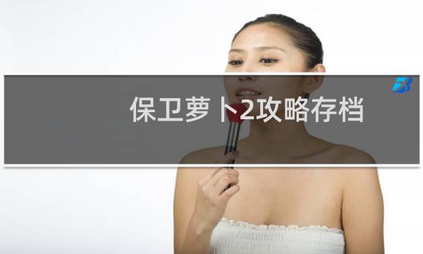 保卫萝卜2攻略存档