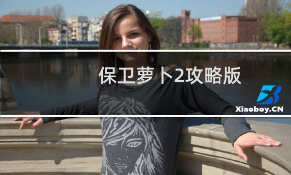 保卫萝卜2攻略版