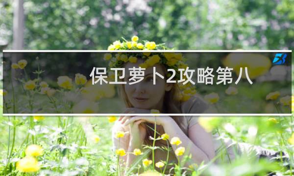 保卫萝卜2攻略第八