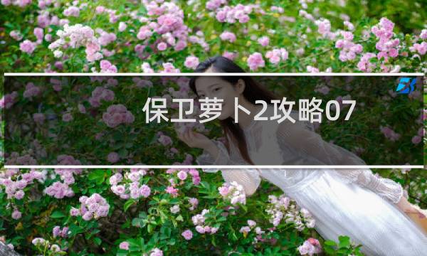 保卫萝卜2攻略07