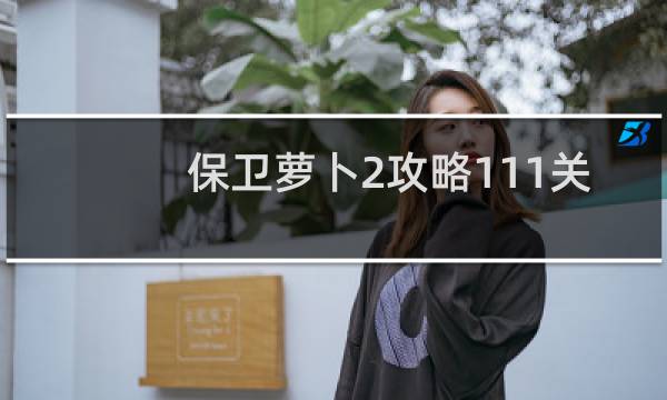 保卫萝卜2攻略111关