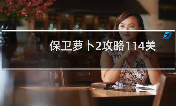 保卫萝卜2攻略114关